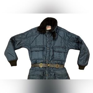 Vintage‎ Walls Blizzard Pruf Insulated Coveralls Mens Medium Snow Suit Outfit